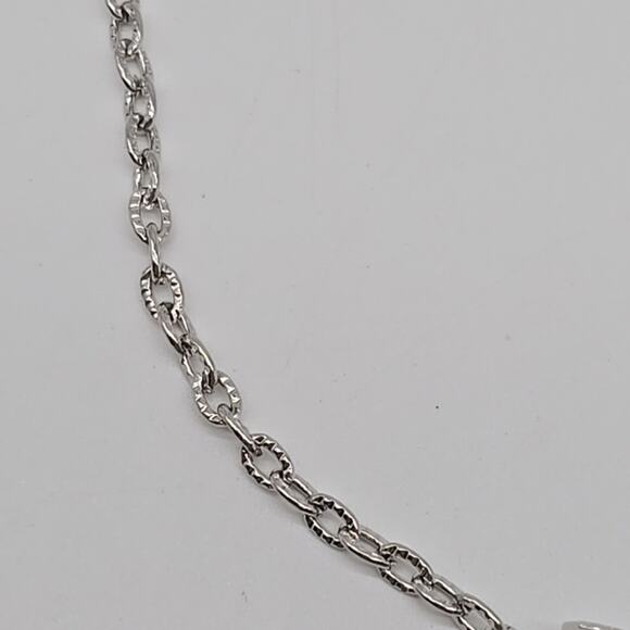 Diamonds International Diamond Heart Pendant 18" Necklace Silver Gold Finish - Picture 9 of 9